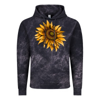 Cloud Black sunflower Vintage Hoodie - AdoDesignShop
