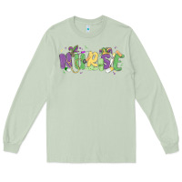 Matcha nurse mardi gras Long Sleeve Tee - MaliasSmallBusiness