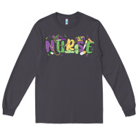Smoke nurse mardi gras Long Sleeve Tee - MaliasSmallBusiness