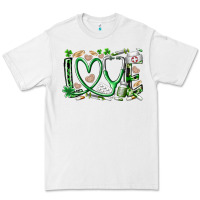 White st.patricks love nurse Premium Tee - RacoonDesign