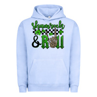 Pigment Grape Ice St. Patrick's Day Shamrock and roll Urban Hoodie - OliviaCreatesArt
