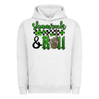 Pigment Lunar Rock St. Patrick's Day Shamrock and roll Urban Hoodie - OliviaCreatesArt