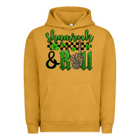 Pigment Peanut Butter St. Patrick's Day Shamrock and roll Urban Hoodie - OliviaCreatesArt