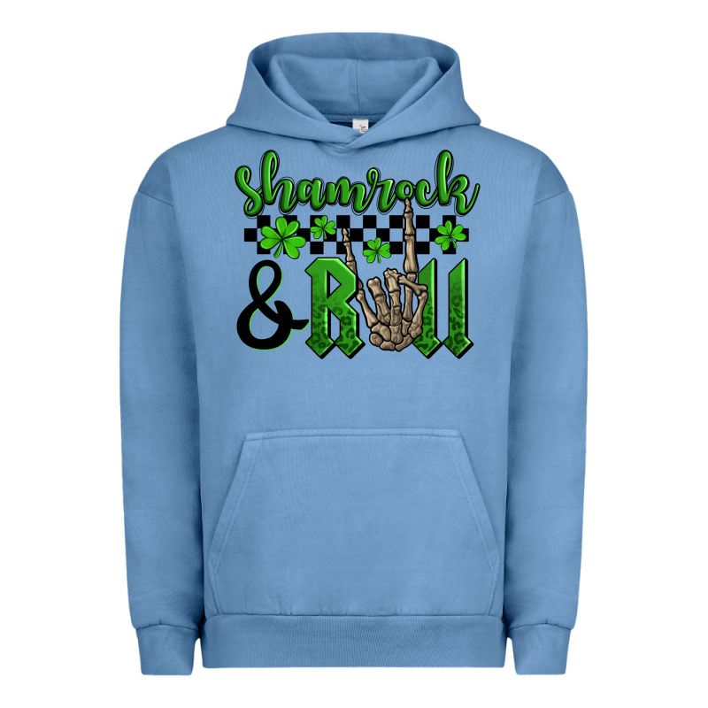St. Patrick's Day Shamrock And Roll Urban Hoodie by OliviaCreatesArt | Teevron