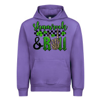 Tulip St. Patrick's Day Shamrock and roll Urban Hoodie - OliviaCreatesArt