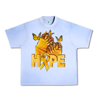 Grape Ice hope yellowribbonchildhood cancer nails Urban Heavy Tee - NancyCooperArtShop