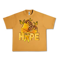 Peanut Butter hope yellowribbonchildhood cancer nails Urban Heavy Tee - NancyCooperArtShop