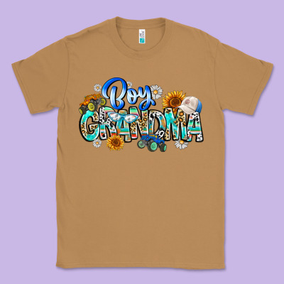 Boy Grandma Classic Tee Designed By Cowhidedigitalart