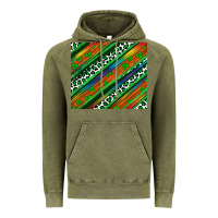 Vintage Olive st patricks day leopard rainbow Vintage Hoodie - Artiststas
