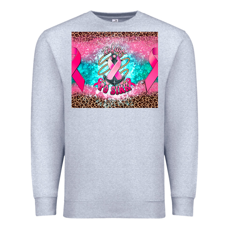 Refuse To Sink Anchor Cancer Premium Sweatshirt by NancyCooperArtShop | Teevron