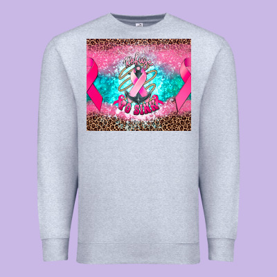 Refuse To Sink Anchor Cancer Premium Sweatshirt Designed By Nancycooperartshop