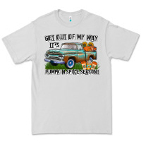 Dove Grey Get Out Of My Way It's Pumpkin Spice Season Premium Tee - CowhideDigitalArt