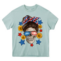 Arona American mom skull Heavy Core Tee - Neo Western