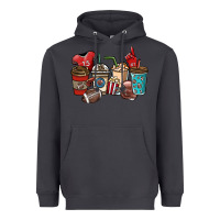 Smoke Football coffee cups Heavyweight Hoodie - NancyCooperArtShop