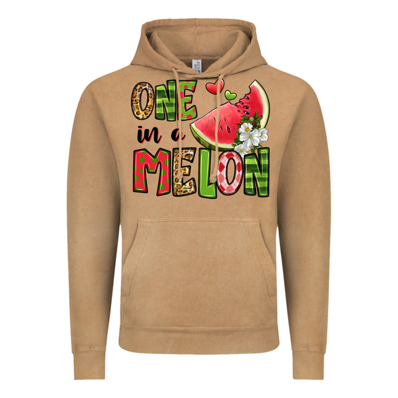 One In A Melon Watermelon Vintage Hoodie by Jasminsmagicworld | Teevron