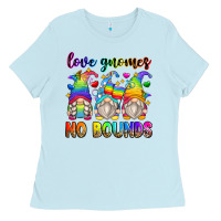 Baby Blue love gnomes no bounds Ladies Tee - Zillion Design Studio