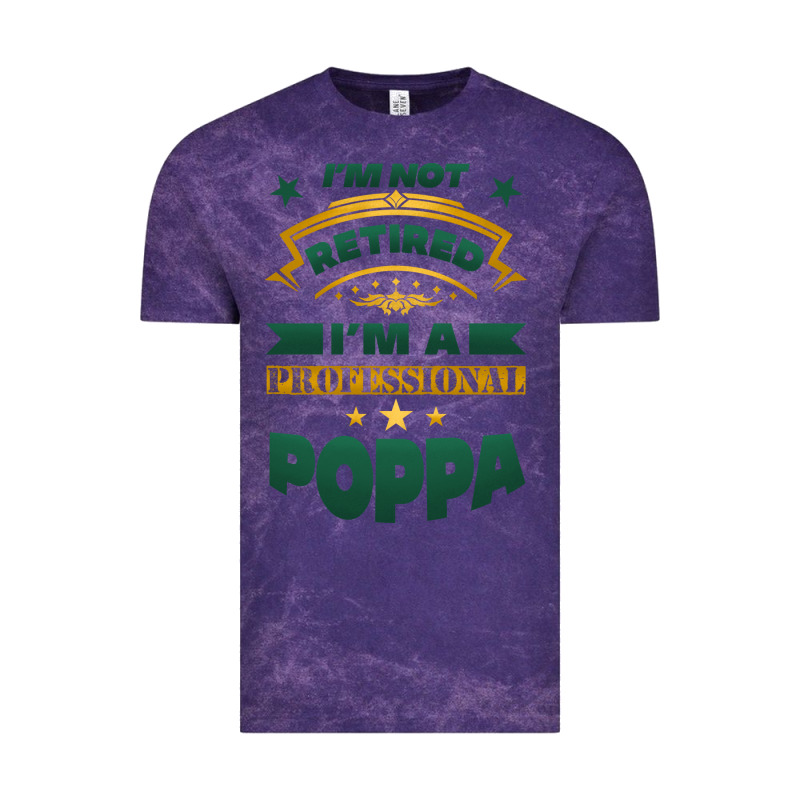 I'm Not Retired I'm A Professional Poppa Vintage Tee by Jasminsmagicworld | Teevron