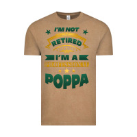 Vintage Coffee i'm not retired i'm a professional poppa Vintage Tee - Jasminsmagicworld