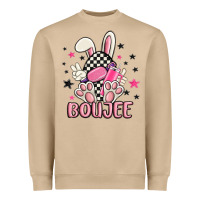 Mushroom boujee checkered easter bunny egg trending Heavyweight Sweatshirt - MaliasSmallBusiness
