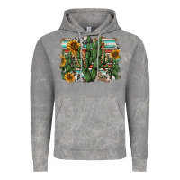 Cloud Rock serape sunflowers cactus Vintage Hoodie - AdoDesignShop