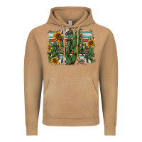 Vintage Camel serape sunflowers cactus Vintage Hoodie - AdoDesignShop