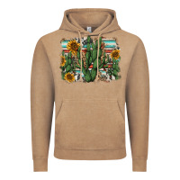 Vintage Coffee serape sunflowers cactus Vintage Hoodie - AdoDesignShop