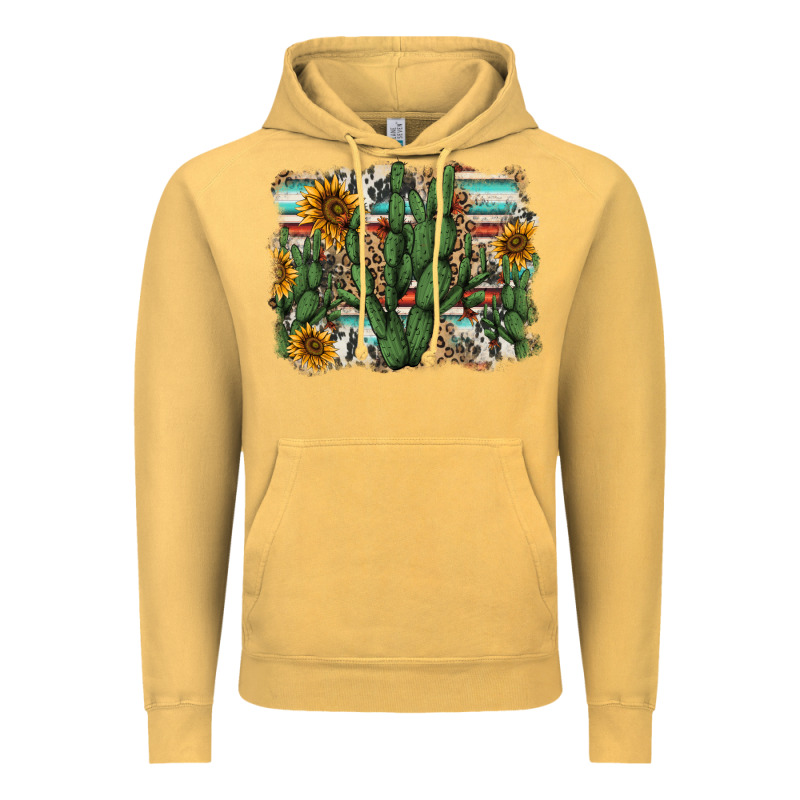 Serape Sunflowers Cactus Vintage Hoodie by AdoDesignShop | Teevron