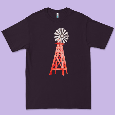 Windmill Fa Element Premium Tee Designed By Fadigitalartstudio