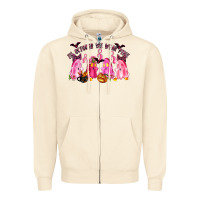 Sandshell in october we wear pink Zipper Hoodie - LillyAllenDesigns