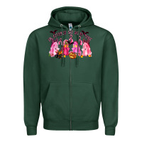 Sports Green in october we wear pink Zipper Hoodie - LillyAllenDesigns