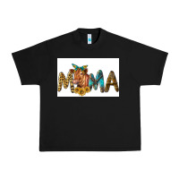 Black Western Cow Red Angus Mama Urban Heavy Tee - LillyAllenDesigns