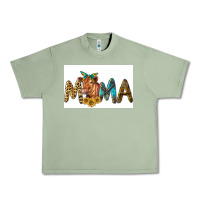 Oil Green Western Cow Red Angus Mama Urban Heavy Tee - LillyAllenDesigns