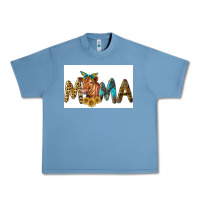 Pebble Blue Western Cow Red Angus Mama Urban Heavy Tee - LillyAllenDesigns