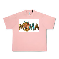 Salmon Western Cow Red Angus Mama Urban Heavy Tee - LillyAllenDesigns