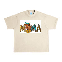 Sandshell Western Cow Red Angus Mama Urban Heavy Tee - LillyAllenDesigns