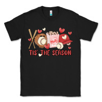 Black tis the season baseball Classic Tee - MaliasSmallBusiness