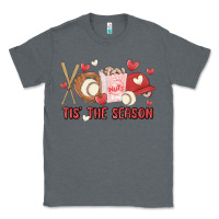 Charcoal Heather tis the season baseball Classic Tee - MaliasSmallBusiness