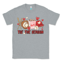 Heather Grey tis the season baseball Classic Tee - MaliasSmallBusiness