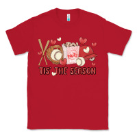 Red tis the season baseball Classic Tee - MaliasSmallBusiness