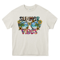 Cream summer vibes Heavy Core Tee - SublimationCraftShop