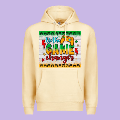 Be The Game Changer Premium Hoodie Designed By Jahusdesignshop
