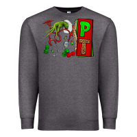 Charcoal Heather Christmas Character Nurse Premium Sweatshirt - NancyCooperArtShop