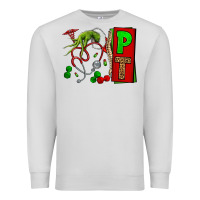 Dove Grey Christmas Character Nurse Premium Sweatshirt - NancyCooperArtShop