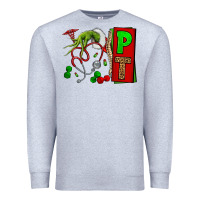 Heather Grey Christmas Character Nurse Premium Sweatshirt - NancyCooperArtShop