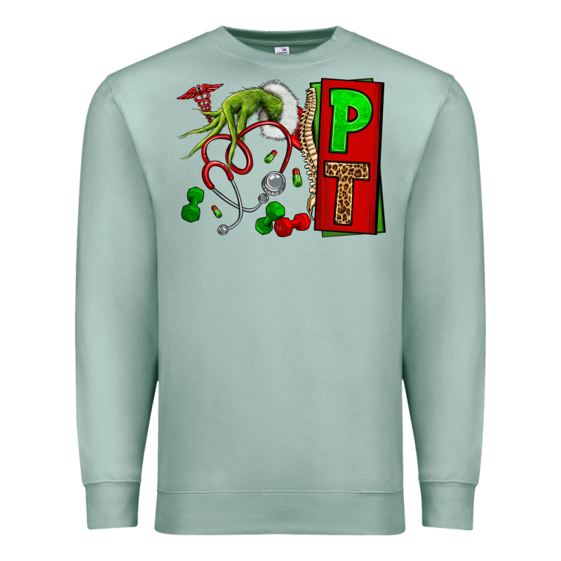 Christmas Character Nurse Premium Sweatshirt by NancyCooperArtShop | Teevron