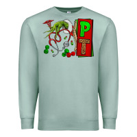 Seafoam Christmas Character Nurse Premium Sweatshirt - NancyCooperArtShop