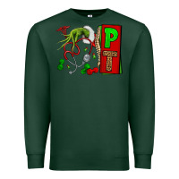 Sports Green Christmas Character Nurse Premium Sweatshirt - NancyCooperArtShop