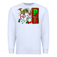 White Christmas Character Nurse Premium Sweatshirt - NancyCooperArtShop
