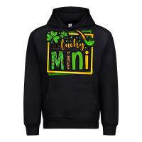 Black One lucky mini St. Patrick's Urban Hoodie - OliviaCreatesArt