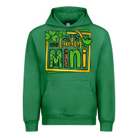 Emerald One lucky mini St. Patrick's Urban Hoodie - OliviaCreatesArt